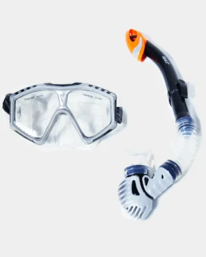 Snorkel y careta de vidio templado especial para buceo