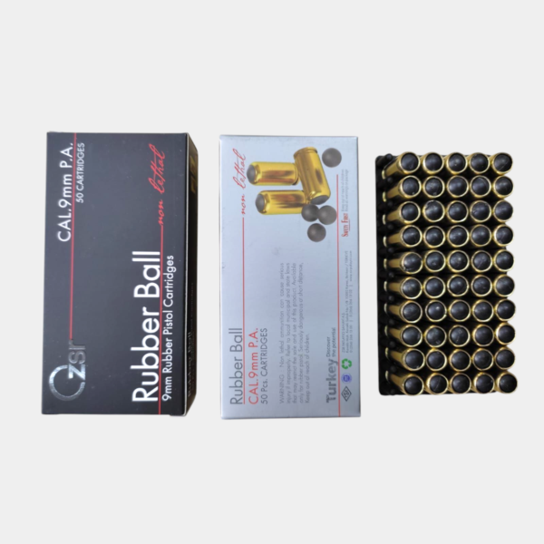 Balas traumaticas Rubber Ball
